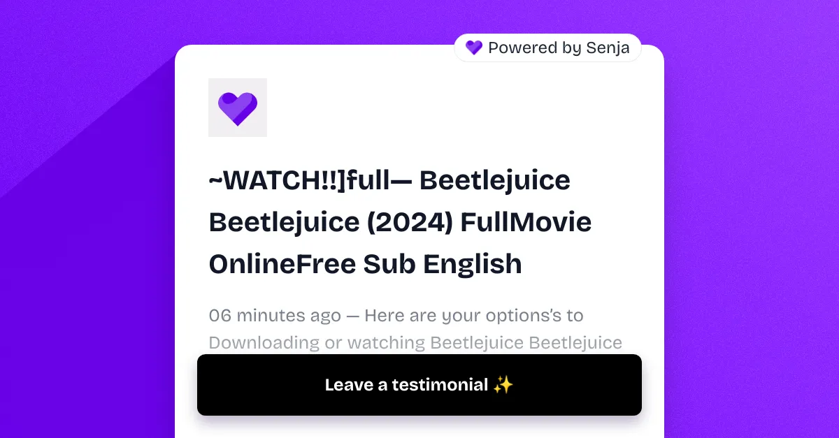 WATCH!!]full— Beetlejuice Beetlejuice (2024) FullMovie OnlineFree Sub